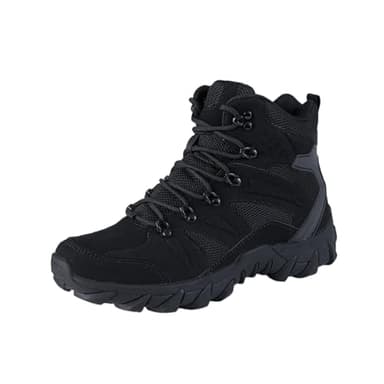 Hixingo Zapatillas Trekking Hombre, Botas Montaña Hombre Mid Fondo Grueso, Zapatillas Senderismo de Alta Hombre Mujeres, Botas de Montaña, Trekking y Senderismo