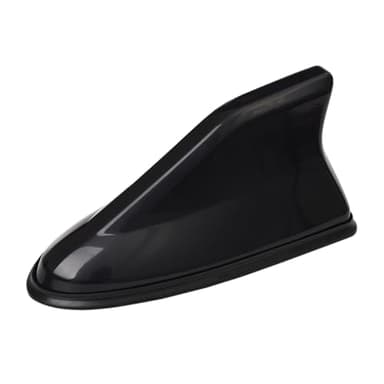 CGEAMDY Cubierta De Antena Coche De Antena Aleta De Tiburón, Señal Radio FM Aérea con Base Adhesiva, Coche Techo Superior Radio Antena Aleta, para La Mayoría Coche, SUV, Camión, Furgoneta(Negro)