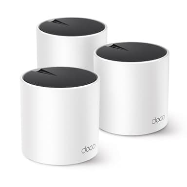 Cable de Red Rígido UTP Categoría 6 TP-Link Deco X55(3-Pack) Blanco Negro (3 Unidades)