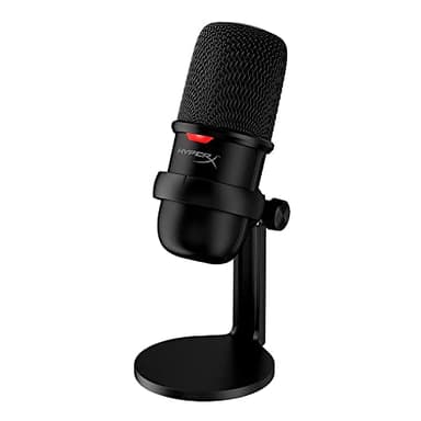 HyperX SoloCast – Micrófono de condensador USB para juegos, para PC, PS4 y Mac, sensor de silenciamiento con un toque, patrón polar cardioide, juegos, streaming, podcasts, Twitch, YouTube, Discord