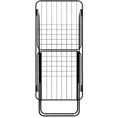 TIENDA EURASIA Tendedero de Ropa Plegable | Estructura Metálica Ligera | Color Antracita | Capacidad para 20 Metros | Medida Abierto 180 x 55 x 89 cm