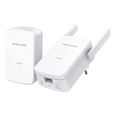MERCUSYS MP510 KIT, AV1000 Mbps, 300 Mbps en WiFi, 1 Puerto Gigabit, Plug and Play, HomePlug AV2