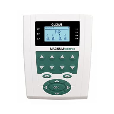 GLOBUS | Magnum 3500 Pro, Magnetoterapia Profesional 4 Canales, 70 Programas 800 Gauss, Tratamiento de Enfermedades Osteoarticulares, Fracturas, Inflamaciones, Recuperación después Cirugía Ortopédica