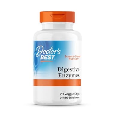 Doctor's Best, Digestive Enzymes (Enzimas Digestivas), 90 Cápsulas vegetarianas, Mezcla de Enzimas, Probadas en Laboratorio, Sin Gluten, Sin Soja, no GMO