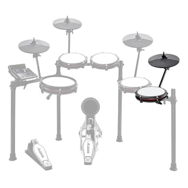 Alesis Pack de expansión Drums Nitro Max - expansión de set de batería eléctrica para kit Nitro Max, pad tom de malla, platillo 10" con choke y cables