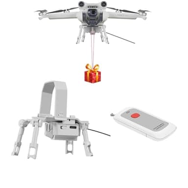 LICHIFIT Sistema universal de lanzamiento de dron Airdrop para DJI Mini 3 Pro/Mini 3 Drone Lanzador de carga útil Lanzador Transporte Entrega Liberación Dispositivo de caída
