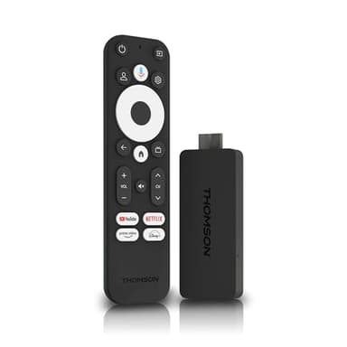 Thomson Streaming Stick 140, 4K UHD, Google TV, Google Voice Control,WiFi, Googlecast Built-in