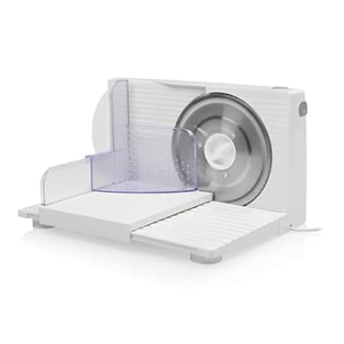 Tristar EM-2098 Cortafiambres, Hoja de acero inoxidable de 170 mm, 150 W, Grosor de disco ajustable
