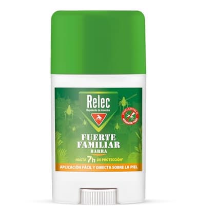 Relec Fuerte Familiar Stick Antimosquitos, Repelente de Mosquitos 50 ml, Eficaz Contra El Mosquito Tigre, Eficacia y Protección Contra las Picaduras de Mosquitos en Zonas Templadas