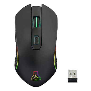 The G-Lab Kult Xenon Ratón Gaming Inalámbrico Recargable de Alto Rendimiento - Ratón Gaming Inalámbrico 7200 dpi, LED RGB, 6 Botones, Software Dedicado, Ligero y Rápido - PC/PS5/Xbox One & X
