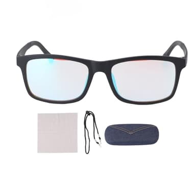 SEAFRONT Gafas para Daltónicos para Hombres y Mujeres con Estuche Corrección de Ceguera Roja y Verde Daltonismo Deutan Protan Color Mejorado