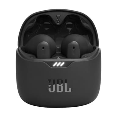 JBL Tune Flex TWS, Auriculares In Ear inalámbricos con cancelación activa del ruido, graves potentes, resistencia al agua IPX4, 8 a 24h de batería, estuche de carga, negro