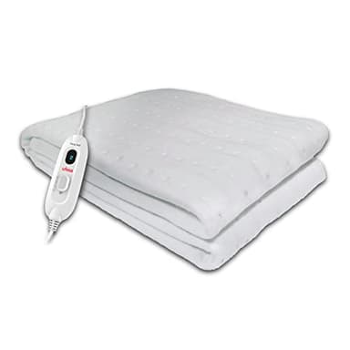 Ufesa Flexy Heat CIE Calientacamas Eléctrico Individual, 150x90cm, 60W, Reversible, 3 Niveles de Temperatura, Apagado Automático, Lavable