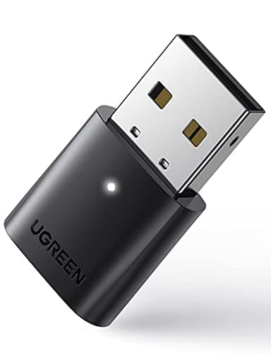 UGREEN USB Bluetooth 5.0 Adaptador diseñado para PC Portátil Windows 11 10 8.1 7, A2DP Dongle Compatible con Conectar a Mando Auricular Teclado Ratón Altavoz Móvil