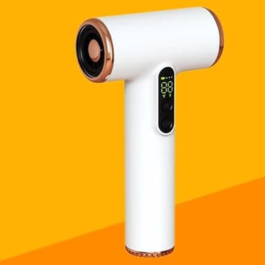 Secador de Pelo USB, batería de Litio de 15000 mAh, secador de Pelo inalámbrico Recargable, secador de Pelo portátil de Viaje con Viento frío y Caliente, for Exteriores/Interiores