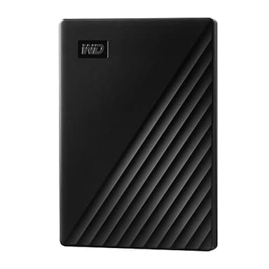 WD 2TB My Passport Portable HDD USB 3.0 with software for device management, backup and password protection - Black - Works with PC, Xbox and PS4