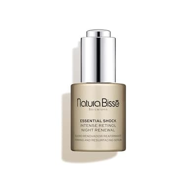 Natura Bissé Essential Shock Intense Retinol Night Renewal | Sérum Facial Reafirmante de Noche con Retinol, Bakuchiol, Ácido Glicólico, Colágeno y Matrixyl | 30 ml