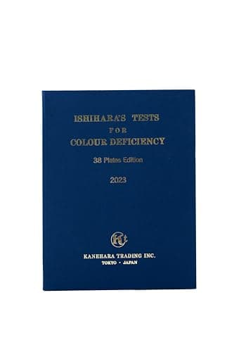 Libro de prueba de daltonismo Ishihara, 38 platos, última edición con manual de usuario