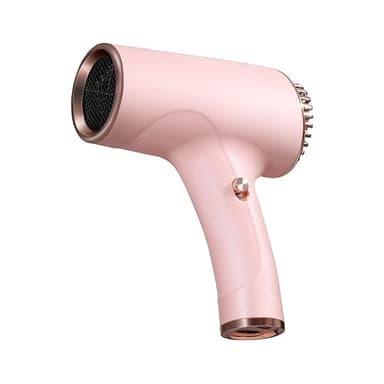RJSQAQE Secador de Pelo inalámbrico,Secador de Pelo pequeño Recargable de Aire Suave y bajo Calor,Secadores de Pelo inalámbricos con batería incorporada,Secador de Pelo Mano de Viaje de Secado rápido