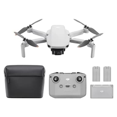 DJI Pack Mini 2 SE Vuela Más, dron con cámara ligero y plegable, vídeo 2.7K, modos inteligentes, transmisión de vídeo a 10 km, 31 min de vuelo, menos de 249 g, fácil de usar, baterías adicionales, C0