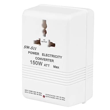 Convertidor de Tensión Ascendente y Descendente150 W Convertidor de Voltaje Elevador Y Descendente de 110V A 220V SW-S11 Transformador Doble de 150W Para PequeñOs ElectrodoméSticos Durante
