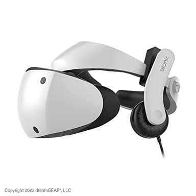 dreamGEAR Bionik Mantis - Auriculares de Realidad Virtual acoplables: compatibles con Playstation VR, diseño Ajustable, se Conecta Directamente a PSVR, Sonido de Alta fidelidad, diseño