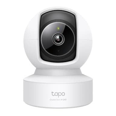 Tapo C222 Cámara de Vigilancia, 360 Grados Horizontal, Pan and Tilt, Visión Nocturna, MicroSD hasta 512GB, Alexa, Google Assistant