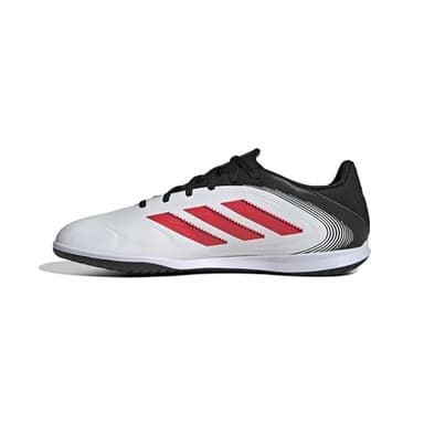 adidas Copa Pure III Club Indoor Football Boots, Botas de fútbol Unisex Adulto, Cloud White/Lucid Red/Core Black, 42 EU