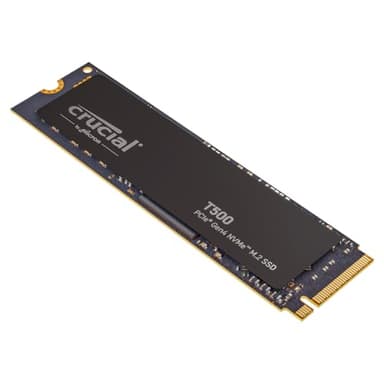 Crucial T500 SSD 1TB PCIe Gen4 NVMe M.2 SSD Interno Gaming, Hasta 7300 MB/s, TLC NAND, Compatible con Ordenador Portátil y de Sobremesa, Disco Duro SSD, Microsoft DirectStorage - CT1000T500SSD8
