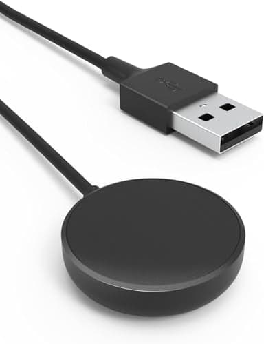 Sinoacc Cargador para Samsung Galaxy Watch 7/6/6 Classic/5/5 Pro/4/4 Classic/3/Active 2/Active 1 Galaxy Watch Charger 3.3 pies USB magnético Cable de Carga inalámbrico para Samsung Galaxy Watch