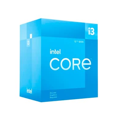 Intel Core i3-12100F, procesador para equipos de sobremesa, 12 MB de caché, hasta 4,30 GH