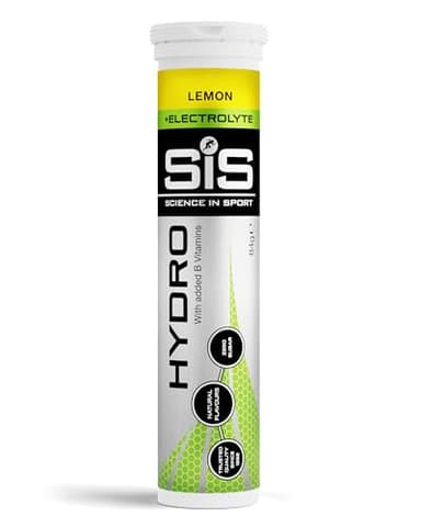 Science in Sport GO Hydro Tabletas Electrolíticas 20 pzs. Limón y Lima - Sin Azúcar, Vegano y Sin Gluten, Con Sodio, Calcio, Potasio y Magnesio para un buen equilibrio de electrolitos