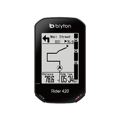 Bryton Rider 420 E Ciclocomputador GPS, Sin género, Negro, Talla Única