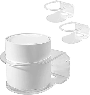 HOLACA Soporte de pared para TP-Link Deco X20 Deco X55 Deco X55 Pro Deco X60 Deco X68 WiFi 6 Mesh WiFi (AX1800, AX3000), soporte acrílico simple y resistente (paquete de 2)