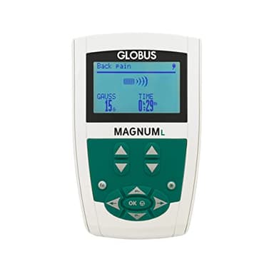 GLOBUS | Magnum L, Magnetoterapia Domiciliaria de Alta Potencia, 8 Programas para Afecciones Comunes como Fracturas, Cervicales, Dolor de Espalda, Osteoporosis, Artrosis, Artritis y Epicondilitis