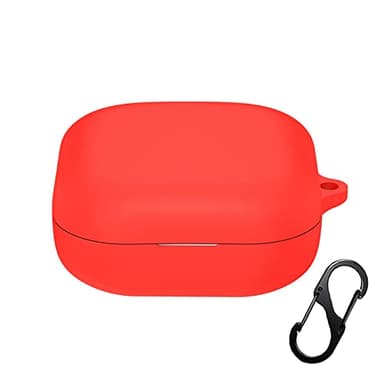 GIOPUEY Funda Compatible con SHOKZ OPENFIT, Ultradelgado Silicona Case Cover, Anti-caída, Portátil - Rojo