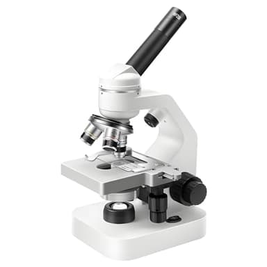Microscopio Gran Angular Para NiñOs De 40x A 2000x,Juego De Microscopio Para Experimentos CientíFicos,Microscopio Familiar Con Soporte Para TeléFono,Enfoque AutomáTico Dual,Lente óPtica EPC