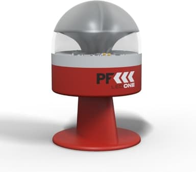 PF LED ONE - Luz Emergencia Coche Homologado DGT. Baliza V16 Homologada DGT con Geolocalizador, Sustituye Triángulo de Seguridad, V16 con Geolocalización ROJA