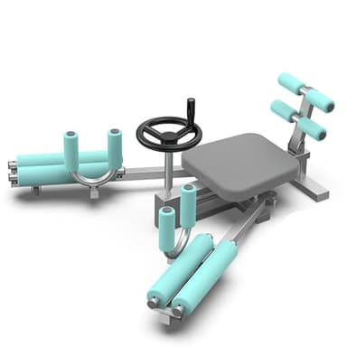 𝗠𝗮́𝗾𝘂𝗶𝗻𝗮 𝗱𝗲 𝗘𝘀𝘁𝗶𝗿𝗮𝗺𝗶𝗲𝗻𝘁𝗼 Piernas. Máquina de Extensión Piernas con Asiento Acolchado y Respaldo para Mejora de Flexibilidad Muscular. Extensor de Piernas de Entrenamiento en Casa