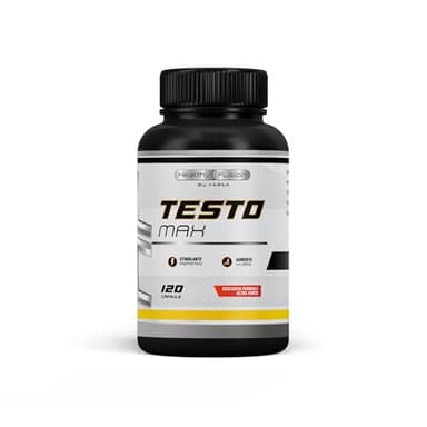 Testosterona hombre | Energía, Fuerza, Musculación y Vigor | Maca Andina, Ginseng, Tribulus y Taurina | Estimulante Energético | Mejora el rendimiento deportivo y muscular | Vigorizante | 120 cápsulas