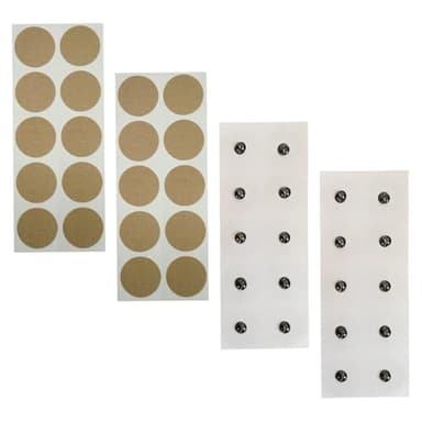 ZWWOGE 40 pcs Magnetoterapia Pegatinas,Kit de Magnetoterapia Parches de Acupresión,Imanes Magnetoterapia Vendaje de Acupuntura Parches Magnéticos Adhesivos Alivio del Dolor