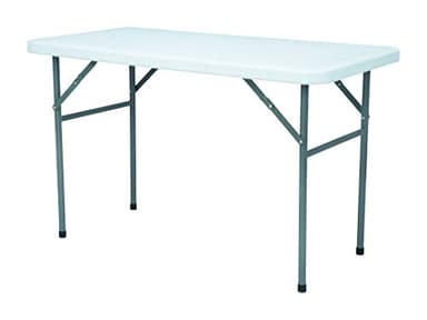 chiner - Mesa Rectangular Patas Plegables, 122 x 61 cm.