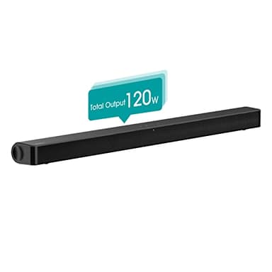 Hisense HS205G - Barra de Sonido 2.0, 120W, Dolby Audio, DTS Virtual X, Bluetooth, HDMI ARC/Optical/AUX/USB, 4 Modos de Sonido