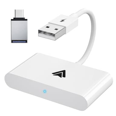 Adaptador Android Auto Inalambrico,Conexión Automática,para Vehículos con Android Auto Cableado de Fábrica,Respuesta Rápida sin Demora