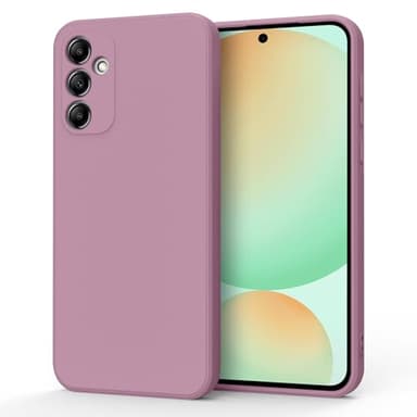 AK Funda para Samsung Galaxy S24 FE 5G,Funda de Liquida Silicona con Forro de Microfibra Suave para Samsung Galaxy S24 FE 5G(Púrpura)