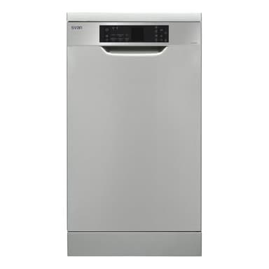 Svan Lavavajillas 45 cm Inox SVJ245DX. 1900W, 10 Cubiertos, 2 Bandejas, 6 Programas, Display LED manual, Eficiencia Energética Clase E