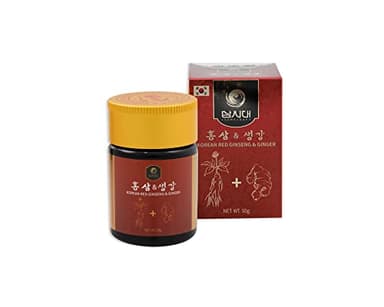 Ginseng rojo y jengibre de Corea – frasco de 50 g – durante 1 mes