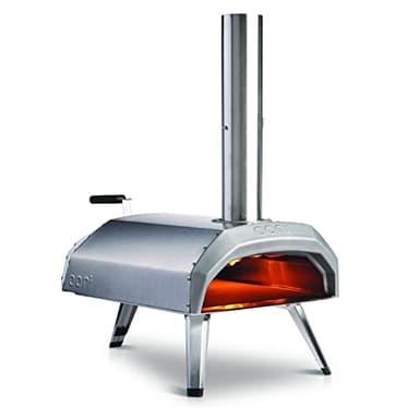 Ooni Karu 12 horno de pizza multicombustible – Horno de pizza para exterior – Horno para pizza portátil – Horno de gas/leña y carbón – Pizza a la piedra en sólo 60 segundos