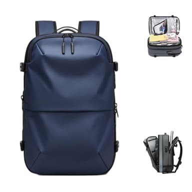Genérico Vacuum Compression Backpack - 60L Expandable Backpack, Multifunctional Waterproof Travel Backpack, Easy Vacuum Pack Backpacks with Lock for Business, Travel and School