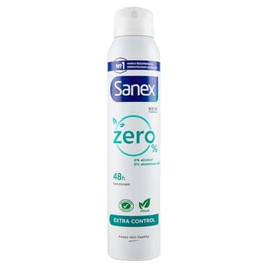 SANEX desodorante zero% extra control spray 200 ml